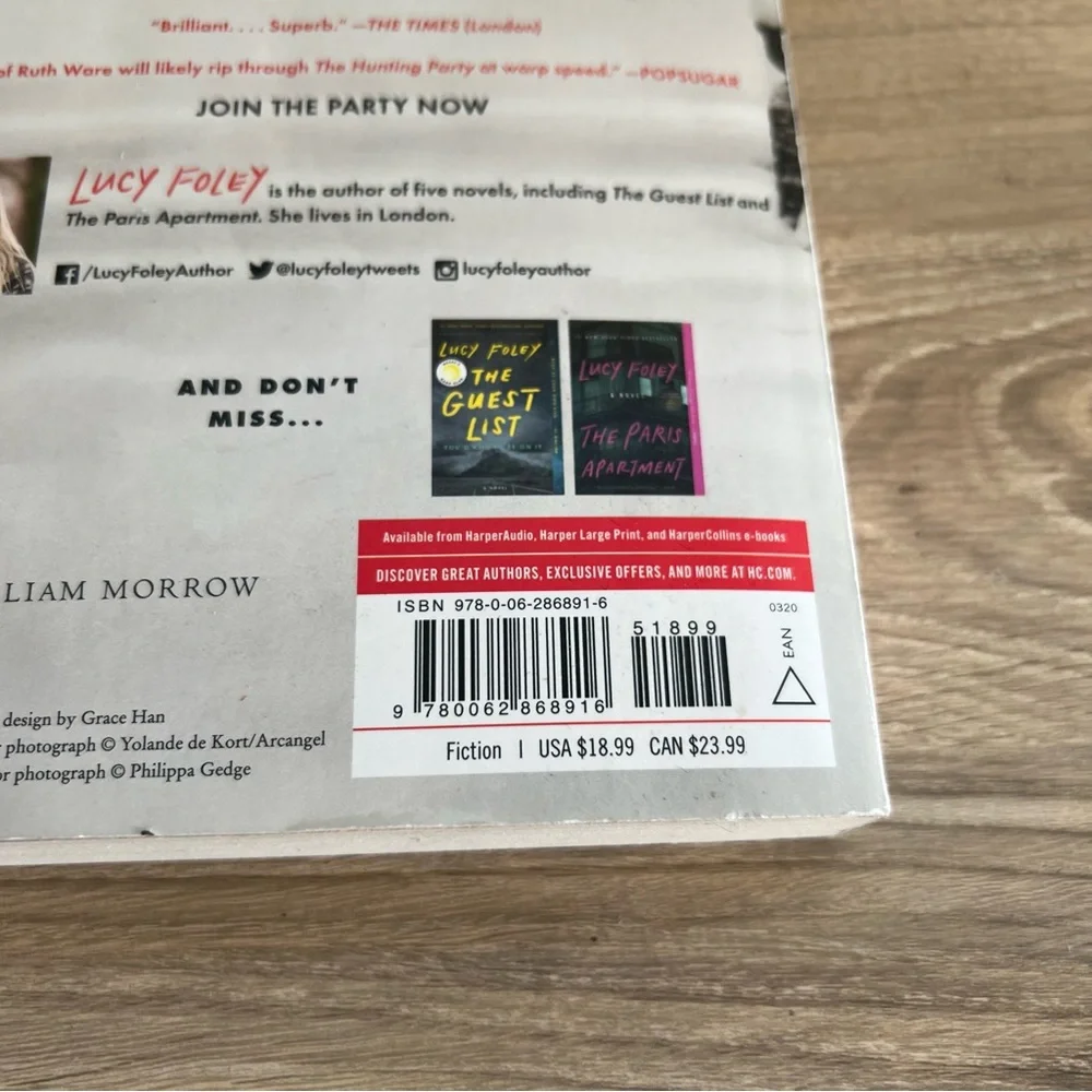 Lucy Foley Thriller Bundle 3 PB The Guest List Hunting Party Paris Apt - Picture 8 of 12
